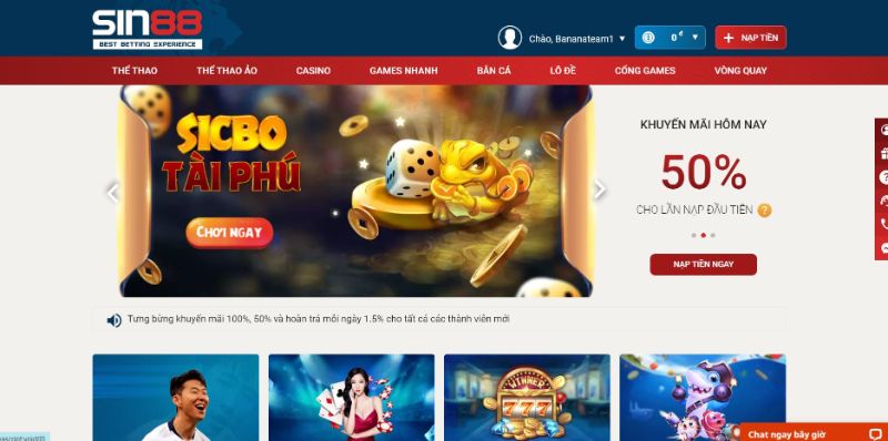 Keno Sin88 - Sân chơi đẳng cấp làm giàu không khó Chọn game nhanh sau đó chọn Keno để bắt đầu chơi