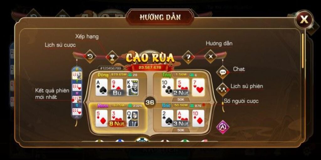 Hướng dẫn Mẹo chơi bài Cào Rùa hiệu quả